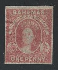 Bahamas mh missing 60 % of gum wrinkled upper left  sc 1