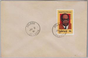 39814  - ST LUCIA -  POSTAL HISTORY - COVER with nice postmark: DELAIDE 1981