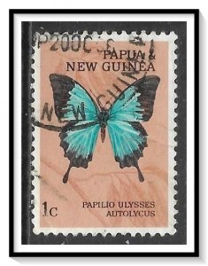 Papua New Guinea #209 Butterfly Used