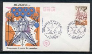 France 1978 Gymnastic Championship FDC