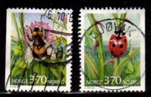 Norway - #1146 - 1147 Insects set/2 - Used