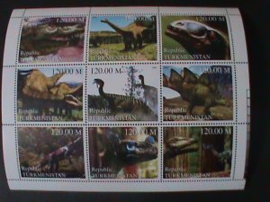 ​TAJIKISTAN-2000-PREHISTORY ANIMALS- MNH SHEET-VERY FINE WE SHIP TO WORLDWIDE