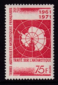 French Southern and Antarctic Territories 45 Map MNH VF