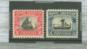 United States #620-621  Single (Complete Set)