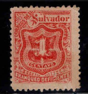 El Salvador Scott J17 Mint No Gum postage due