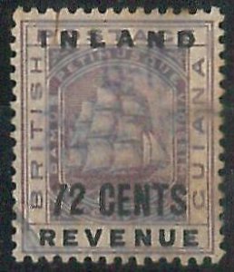 70644 -  GUIANA  - STAMP : Stanley Gibbons # 184 -  Very fine  USED