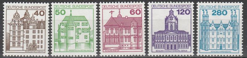 Germany #1309-11, 1313-4 MNH CV $6.75 (A7593)