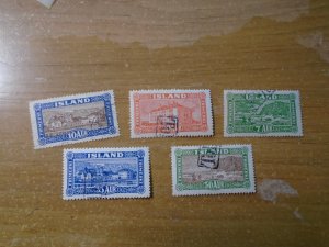 Iceland  #  144-48   used