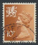 Great Britain Wales  SG W29 SC# WMMH13 Used  see scan 1 center band