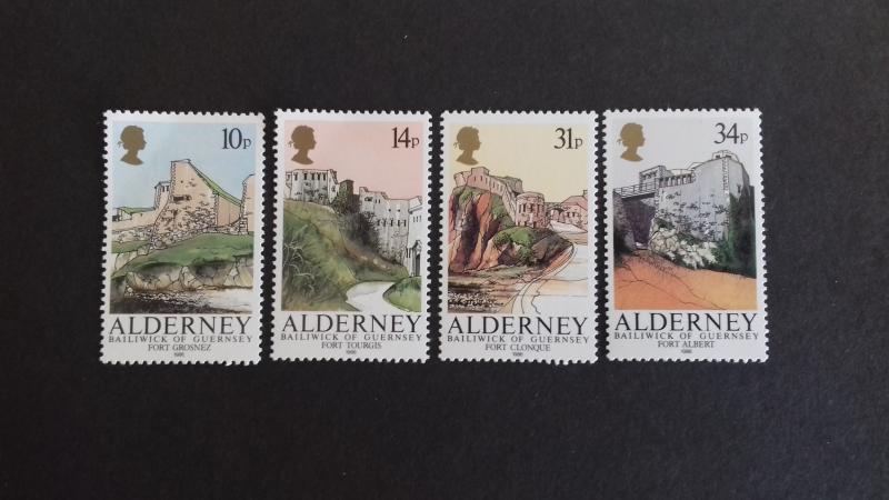 Alderney 1986 Forts Mint