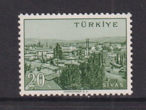 Turkey  #1414  MNH  1960  views  20k  Sivas  large size