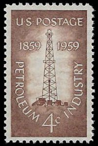U.S. #1134 MNH; 4c Petroleum Industry (1959) (2)