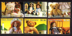 New Zealand   Scott # 1681-1686  MNH CAT = $ 10.00   Lot 200516