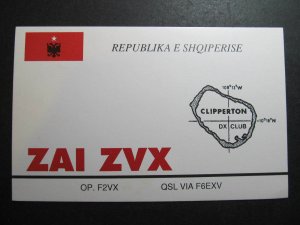 9961 Amateur Radio QSL Card ALBANIA SHQIPERISE