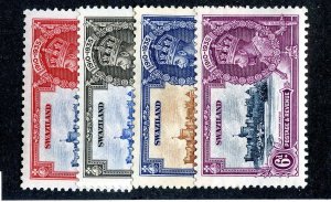 1935 Swaziland Sc #20/23 m* cv. $6.80 ( 614 JUB )