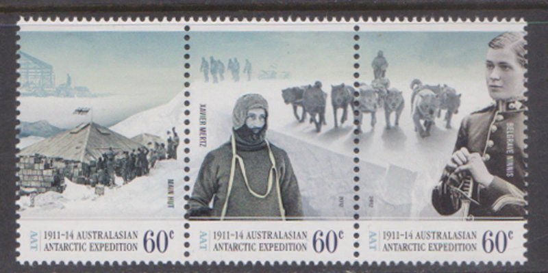 AUSTRALIAN ANTARCTIC TERRITORY - 2012 AUSTRALIAN ANTARCTIC EXPEDITION 3V MNH