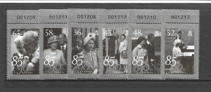GB-ALDERNEY Sc 409-14 NH issue of 2011 - QUEEN 