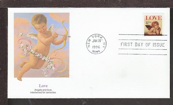 US 2020 Love Cherub 1996 Fleetwood U/A FDC 