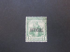 Trinidad & Tobago 1917 Sc O5 MH