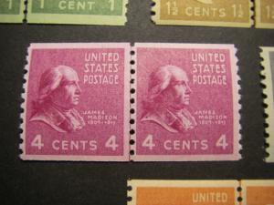 PREXIE LINE PAIRs COMPLETE, Scott 839 - 851, BEAUTIFUL MNH GROUP, CV $139+