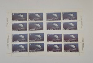 Canada 1980 Endangered Wildlife #853 MS Of Plate Blocks MNH