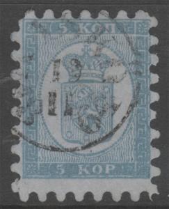 Finland 4  Kasko Cancel Rare ! 5 Kop  1860  ! No Faults Extra Fine! - §