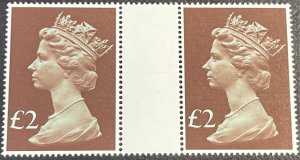 GREAT BRITAIN # MH175-MINT/NEVER HINGED---GUTTER PAIR---1970-95(LOTC8)