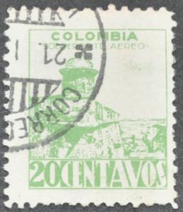 DYNAMITE Stamps: Colombia Scott #C137  USED