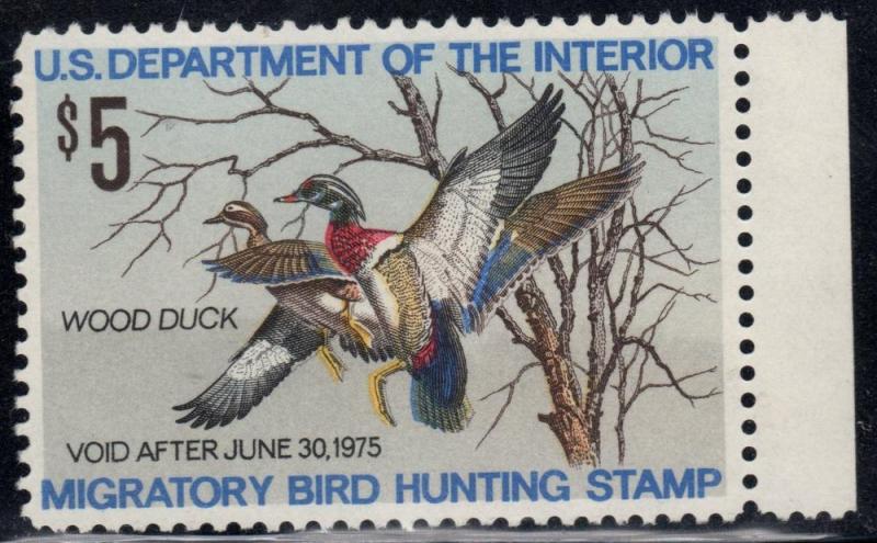 U.S. Scott #RW41 $5 Duck Stamp - Mint NH Single