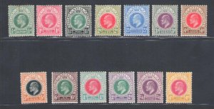1902-03 Natal - South Africa - Stanley Gibbons n. 127/39 - MLH*