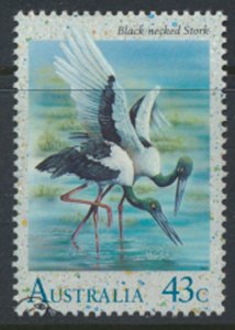 Australia SG 1279 Waterbirds 1991  Used  SC# 1203 w/fd cancel see scan