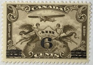 CANADA 1932 #C3 Two Winged Figures Surcharged Air Mail - MNH (CV 22$ +)