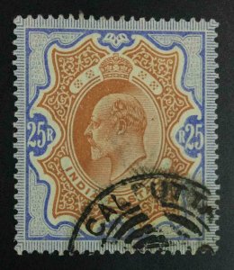 MOMEN: INDIA SG #147 1909 USED LOT #63230