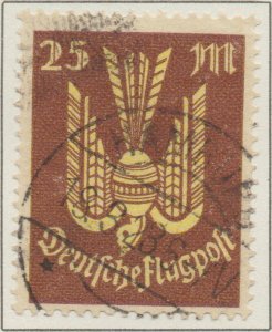 Germany Airmail Deutsche Flugpost 25 Mk Weimar Republic SG228 1922