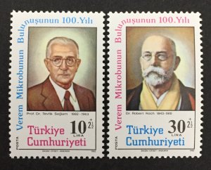Turkey 1982 #b188-9, Portraits, MNH.