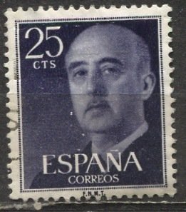 Spain; 1954; Sc. # 818; Used Single Stamp