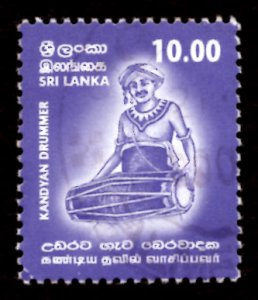 Sri Lanka 2001 Kandy Drummer Music Dance 10r Scott.1357 Used (#5)