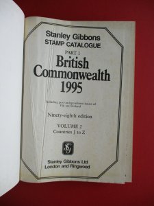 Stanley Gibbons British Commonwealth Stamp Catalogue Volumes 1 & 2 1995 Edition 