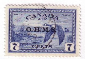 CO1 Canada Airmail Official, used CV $6.50