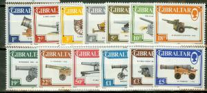 Gibraltar 508-520 MNH CV $24.80