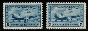 CANADA SG399/400 1942-3 AIR STAMPS MNH