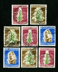 Italy Stamps # 544-6 VF 3 used sets Scott Value $105.00