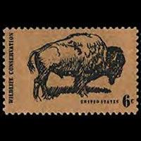 U.S.A. 1970 - Scott# 1392 Buffalo Set of 1 NH