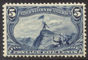 U.S. #288 Mint NH BEAUTY - 1898 5c Trans-Mississippi