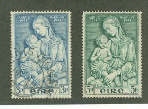 Ireland #151-2 Used Single (Complete Set)