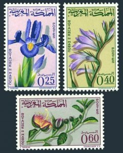 Morocco MNH 115-7 Iris Flowers