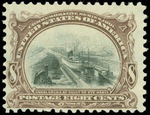 US SCOTT #298, 8¢ MINT-F/VF-NH, Pan American Exposition Issue, SCV $230.00