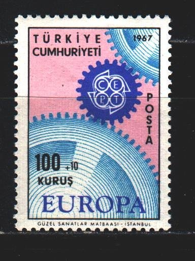 Turkey. 1967. 2044 from the series. Europe Sept. MNH.