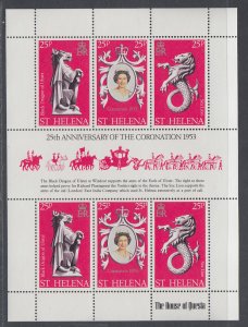 St Helena 317 Souvenir Sheet MNH VF