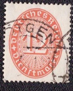 Germany O72 1933 Used